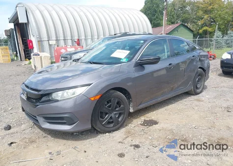 2016 Honda Civic Lx from USA, damaged, VIN 19XFC2F51GE060385
